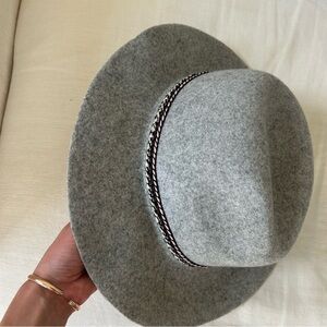 ANTHROPOLOGIE ECHO Gray Wool Hat